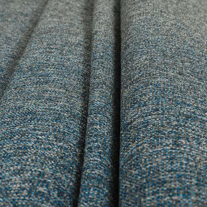 Coco Soft Weave Collection Flat Basket Weave Quality Fabric In Blue Colour Upholstery Fabric CTR-274 - Handmade Cushions