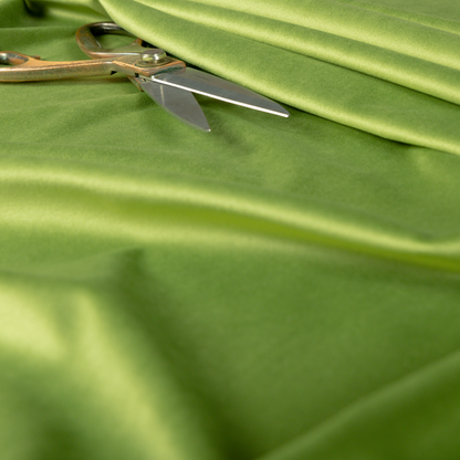 Alpha Plain Durable Velvet Brushed Cotton Effect Upholstery Fabric Green Colour CTR-2741 - Roman Blinds