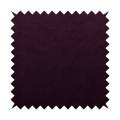 Alpha Plain Durable Velvet Brushed Cotton Effect Upholstery Fabric Purple Colour CTR-2742 - Handmade Cushions