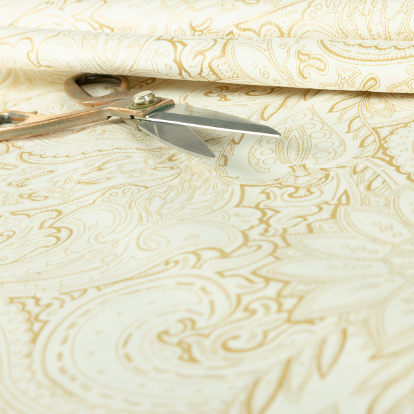 Athena Laser Cut Pattern Soft Velveteen White Velvet Upholstery Curtains Fabric CTR-2743 - Roman Blinds