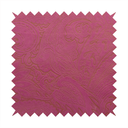 Athena Laser Cut Pattern Soft Velveteen Pink Velvet Upholstery Curtains Fabric CTR-2745 - Made To Measure Curtains