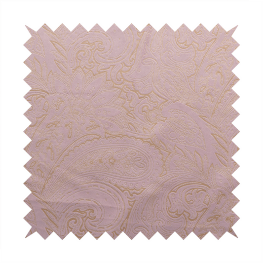Athena Laser Cut Pattern Soft Velveteen Lilac Velvet Upholstery Curtains Fabric CTR-2747