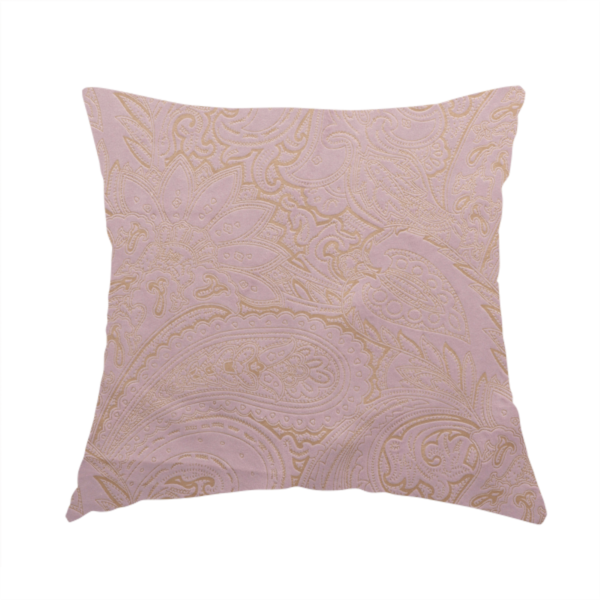 Athena Laser Cut Pattern Soft Velveteen Lilac Velvet Upholstery Curtains Fabric CTR-2747 - Handmade Cushions