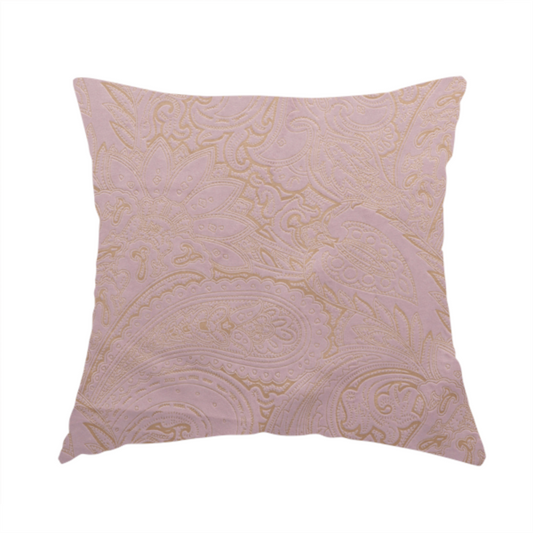 Athena Laser Cut Pattern Soft Velveteen Lilac Velvet Upholstery Curtains Fabric CTR-2747 - Handmade Cushions