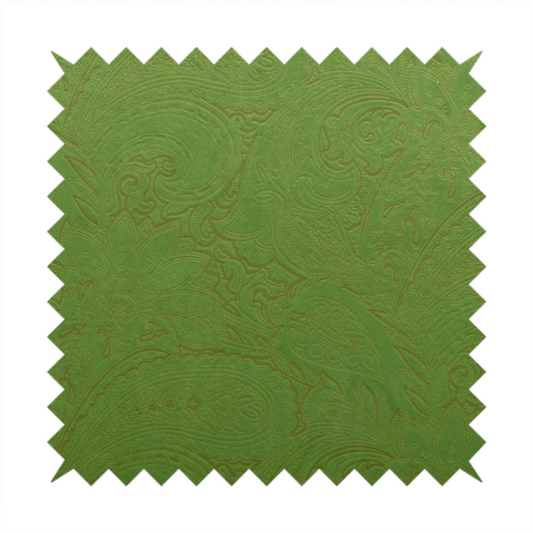 Athena Laser Cut Pattern Soft Velveteen Green Velvet Upholstery Curtains Fabric CTR-2751