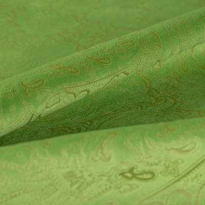 Athena Laser Cut Pattern Soft Velveteen Green Velvet Upholstery Curtains Fabric CTR-2751 - Made To Measure Curtains