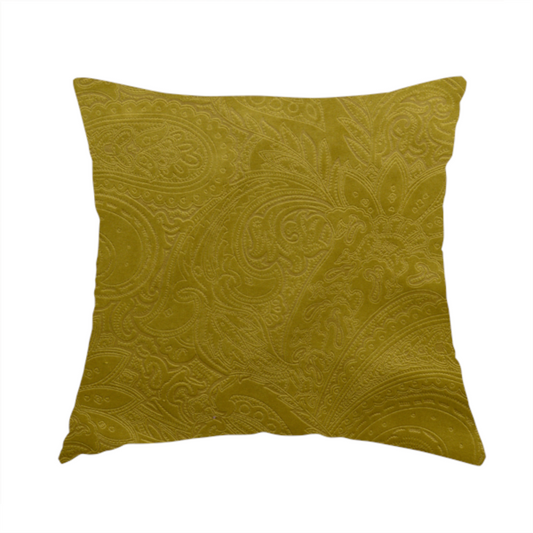 Athena Laser Cut Pattern Soft Velveteen Green Velvet Upholstery Curtains Fabric CTR-2753 - Handmade Cushions