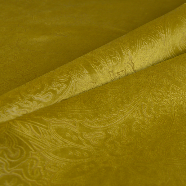 Athena Laser Cut Pattern Soft Velveteen Green Velvet Upholstery Curtains Fabric CTR-2753 - Made To Measure Curtains