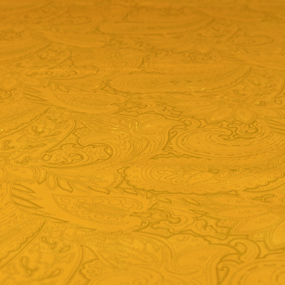 Athena Laser Cut Pattern Soft Velveteen Orange Velvet Upholstery Curtains Fabric CTR-2754 - Roman Blinds