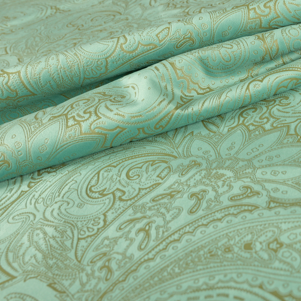 Athena Laser Cut Pattern Soft Velveteen Blue Velvet Upholstery Curtains Fabric CTR-2756 - Roman Blinds