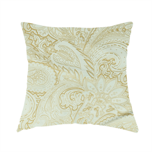 Athena Laser Cut Pattern Soft Velveteen Blue Velvet Upholstery Curtains Fabric CTR-2757 - Handmade Cushions