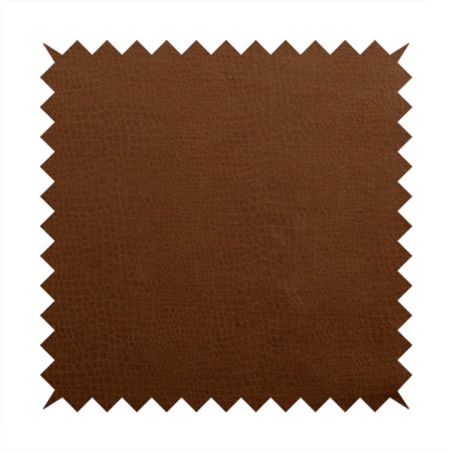 Crocodile Pattern Soft Faux Suede Tan Brown Upholstery Fabric CTR-2783 - Made To Measure Curtains