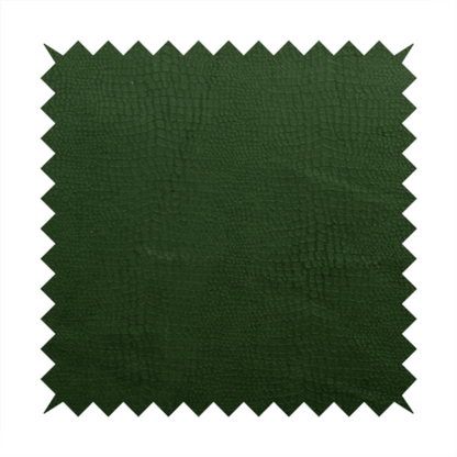Crocodile Pattern Soft Faux Suede Green Upholstery Fabric CTR-2784