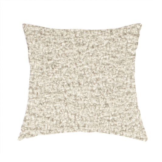 Willow Boucle Material Beige Colour Upholstery Fabric CTR-2788 - Handmade Cushions