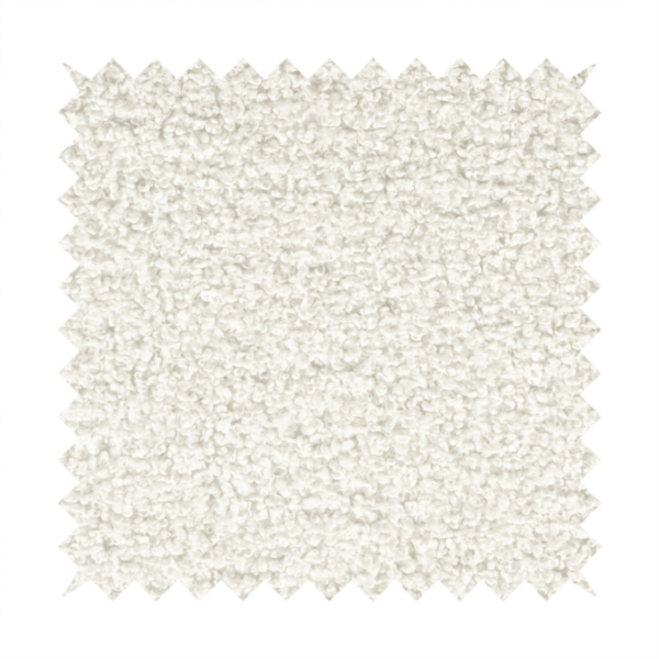 Willow Boucle Material White Colour Upholstery Fabric CTR-2789