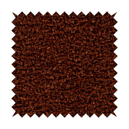 Willow Boucle Material Burnt Orange Colour Upholstery Fabric CTR-2793 - Made To Measure Curtains