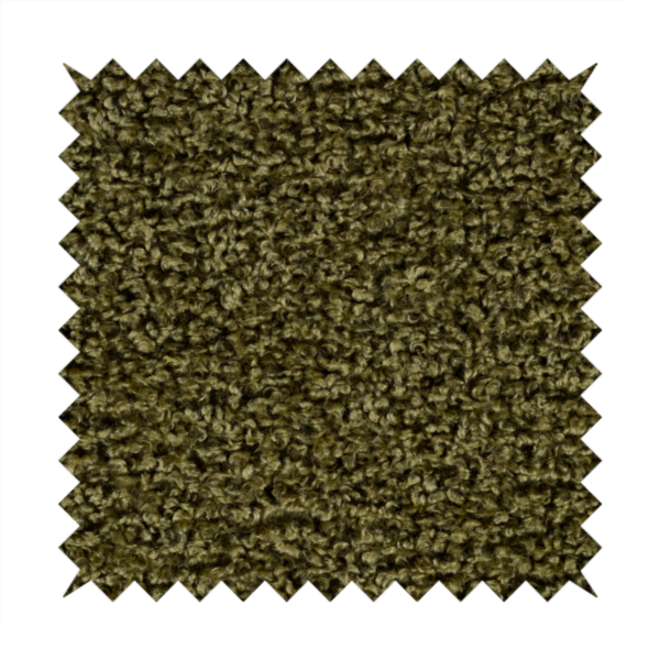 Willow Boucle Material Green Colour Upholstery Fabric CTR-2795 - Made To Measure Curtains