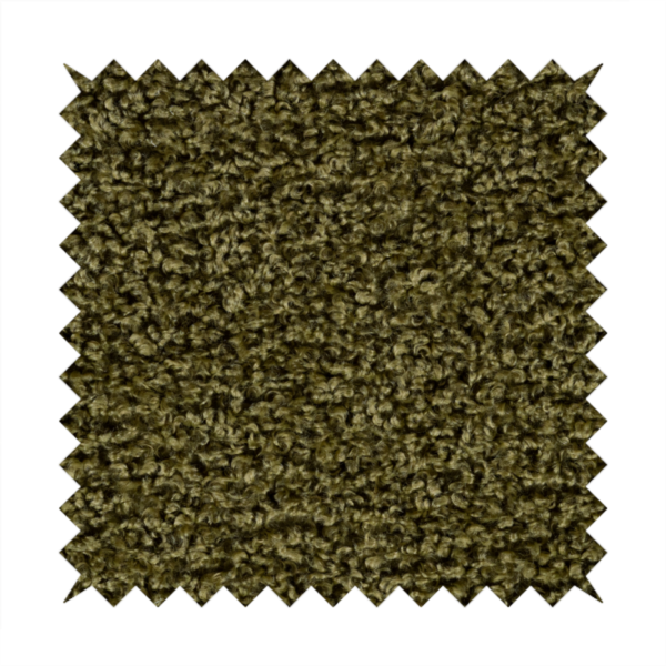 Willow Boucle Material Green Colour Upholstery Fabric CTR-2795