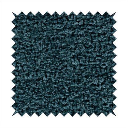 Willow Boucle Material Blue Colour Upholstery Fabric CTR-2798
