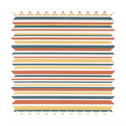 Maldives Striped Pattern Outdoor Fabric CTR-2808 - Roman Blinds
