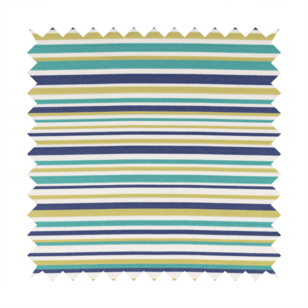 Maldives Striped Pattern Outdoor Fabric CTR-2809 - Roman Blinds