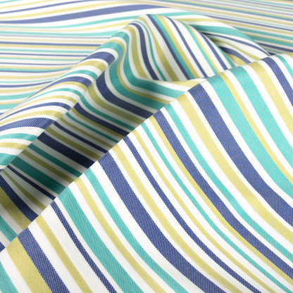 Maldives Striped Pattern Outdoor Fabric CTR-2809 - Made To Measure Curtains