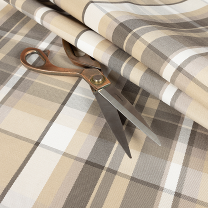 Oban Tartan Pattern Outdoor Fabric CTR-2811 - Made To Measure Curtains