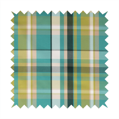 Oban Tartan Pattern Outdoor Fabric CTR-2812 - Made To Measure Curtains