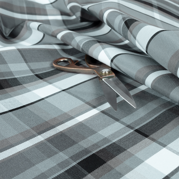 Oban Tartan Pattern Outdoor Fabric CTR-2814 - Made To Measure Curtains