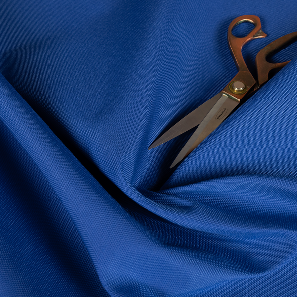 Columbo Plain Denim Blue Colour Outdoor Fabric CTR-2842 - Roman Blinds