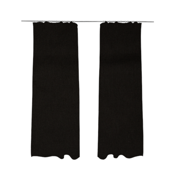 Columbo Plain Black Colour Outdoor Fabric CTR-2847 - Made To Measure Curtains