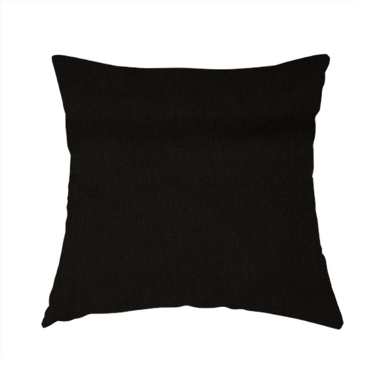 Columbo Plain Black Colour Outdoor Fabric CTR-2847 - Handmade Cushions