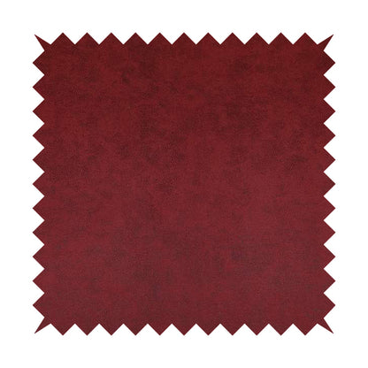 Elkhart Collection Soft Thick Durable Faux Suede Fabric In Red Colour Upholstery Fabric CTR-293 - Roman Blinds