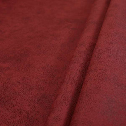 Elkhart Collection Soft Thick Durable Faux Suede Fabric In Red Colour Upholstery Fabric CTR-293 - Handmade Cushions