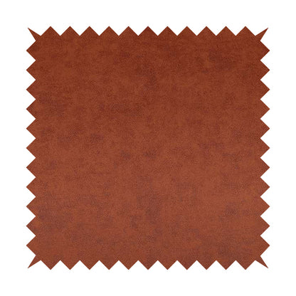 Elkhart Collection Soft Thick Durable Faux Suede Fabric In Orange Colour Upholstery Fabric CTR-294 - Roman Blinds