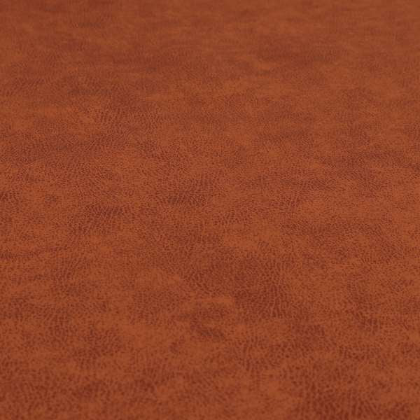 Elkhart Collection Soft Thick Durable Faux Suede Fabric In Orange Colour Upholstery Fabric CTR-294