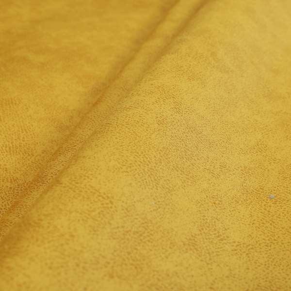 Elkhart Collection Soft Thick Durable Faux Suede Fabric In Yellow Colour Upholstery Fabric CTR-296 - Roman Blinds