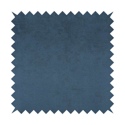 Elkhart Collection Soft Thick Durable Faux Suede Fabric In Blue Colour Upholstery Fabric CTR-297