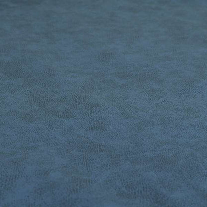 Elkhart Collection Soft Thick Durable Faux Suede Fabric In Blue Colour Upholstery Fabric CTR-297 - Roman Blinds