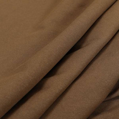 Playtime Plain Cotton Fabrics Collection Brown Colour Water Repellent Upholstery Fabric CTR-312 - Made To Measure Curtains