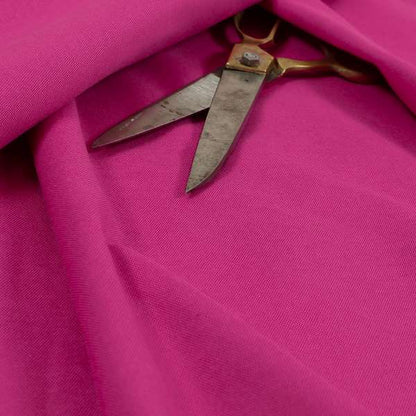 Playtime Plain Cotton Fabrics Collection Bright Pink Colour Water Repellent Upholstery Fabric CTR-316 - Made To Measure Curtains