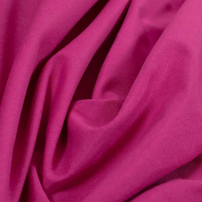 Playtime Plain Cotton Fabrics Collection Bright Pink Colour Water Repellent Upholstery Fabric CTR-316