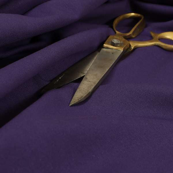 Playtime Plain Cotton Fabrics Collection Purple Colour Water Repellent Upholstery Fabric CTR-317 - Made To Measure Curtains