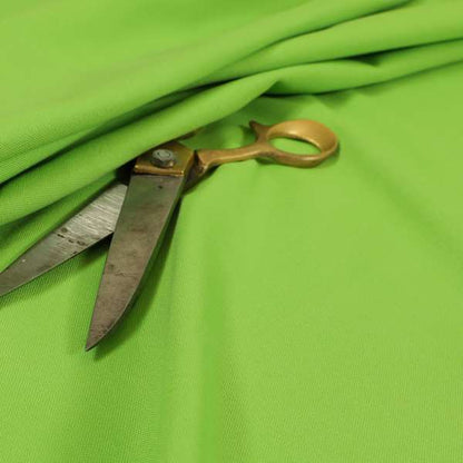 Playtime Plain Cotton Fabrics Collection Green Colour Water Repellent Upholstery Fabric CTR-318 - Made To Measure Curtains