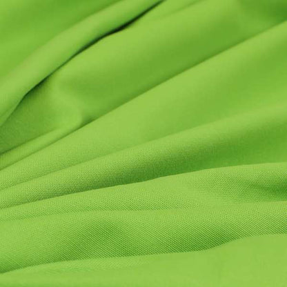 Playtime Plain Cotton Fabrics Collection Green Colour Water Repellent Upholstery Fabric CTR-318 - Roman Blinds