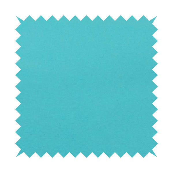 Playtime Plain Cotton Fabrics Collection Teal Blue Colour Water Repellent Upholstery Fabric CTR-319 - Roman Blinds