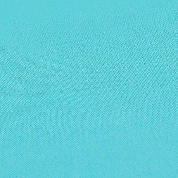 Playtime Plain Cotton Fabrics Collection Teal Blue Colour Water Repellent Upholstery Fabric CTR-319 - Roman Blinds