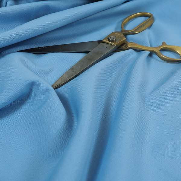 Playtime Plain Cotton Fabrics Collection Blue Colour Water Repellent Upholstery Fabric CTR-320 - Handmade Cushions