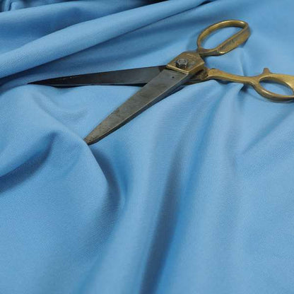 Playtime Plain Cotton Fabrics Collection Blue Colour Water Repellent Upholstery Fabric CTR-320 - Made To Measure Curtains