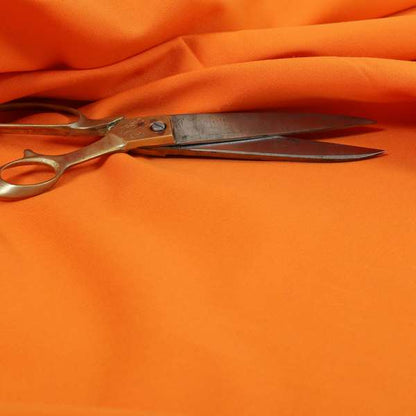 Playtime Plain Cotton Fabrics Collection Orange Colour Water Repellent Upholstery Fabric CTR-321 - Made To Measure Curtains